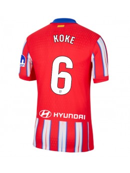 Muži Futbalové oblečenie Atletico Madrid Koke #6 2024-25 Krátky Rukáv - Domáci